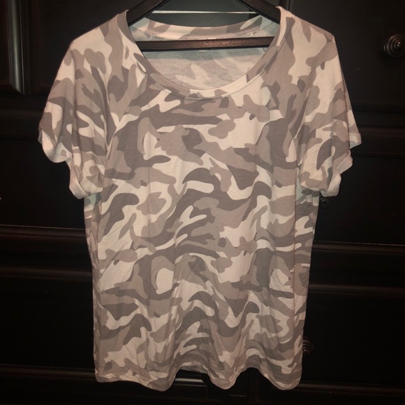 Marshalls Tops Grey Camo Shirt Poshmark
